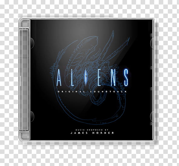 CD Case Icon Special , Aliens OST CD Audio Case transparent background PNG clipart