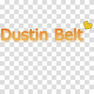 Textos de Dustin Belt transparent background PNG clipart