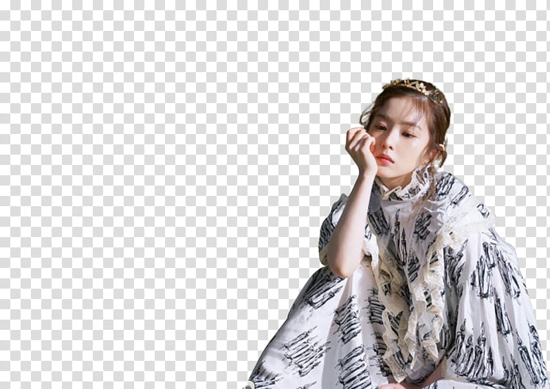 Red Velvet Irene n Seulgi P, woman in white top transparent background PNG clipart