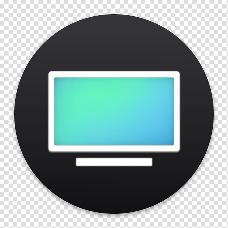 Clay OS  A macOS Icon, TV, white flat screen monitor icon transparent background PNG clipart