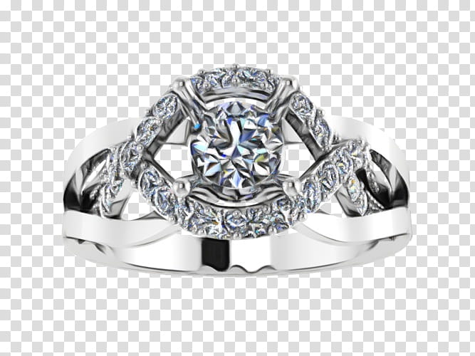 Wedding Ring Silver, Jewellery, Solitaire, Engagement Ring, Diamond, Gold, 3D Modeling, 3D Computer Graphics transparent background PNG clipart