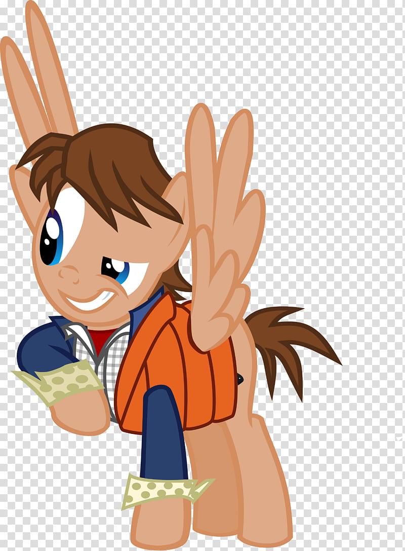 Marty McFly Pony transparent background PNG clipart