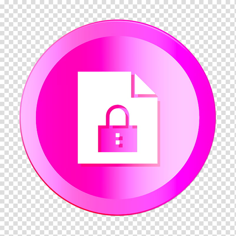 document icon file icon lock icon, Locked Icon, Protect Icon, Secure Icon, Security Icon, Logo, Pink M, Meter transparent background PNG clipart