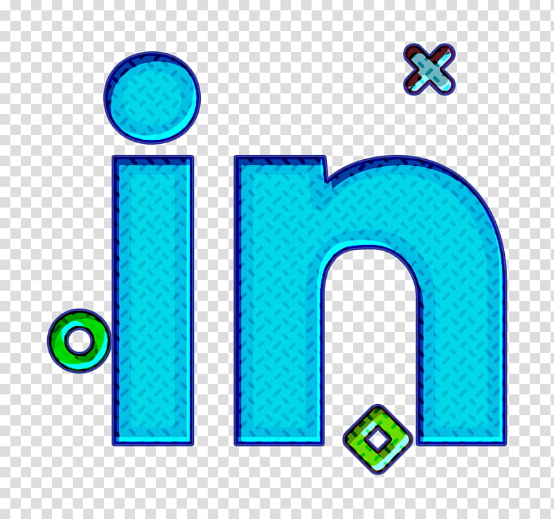 brand icon linkedin icon logo icon, Network Icon, Social Icon, Blue, Green, Text, Line, Azure transparent background PNG clipart