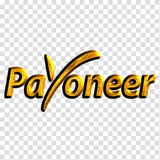 Yello Scratchet Metal Icons Part , payoneer-logo- transparent background PNG clipart