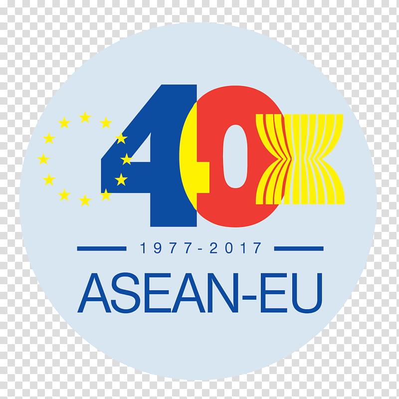 Yellow Circle, European Union, Logo, Organization, Association Of Southeast Asian Nations, Foreign Relations Of The European Union, Blue, Text transparent background PNG clipart