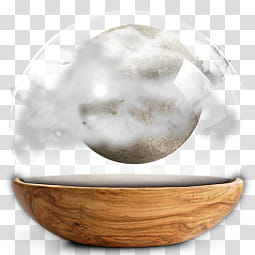 Sphere   the new variation, moon inside clear glass globe illustration transparent background PNG clipart