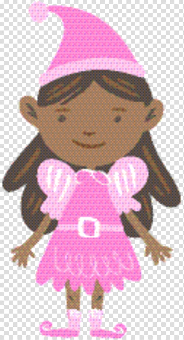 Pink, Cartoon, Doll, Fairy, Pink M, Creativity, Toy transparent background PNG clipart