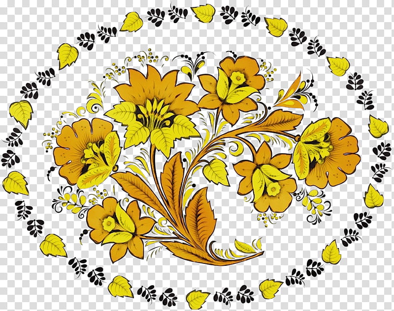 yellow flower chamomile leaf, Watercolor, Paint, Wet Ink, Plant, Wildflower, Tagetes transparent background PNG clipart