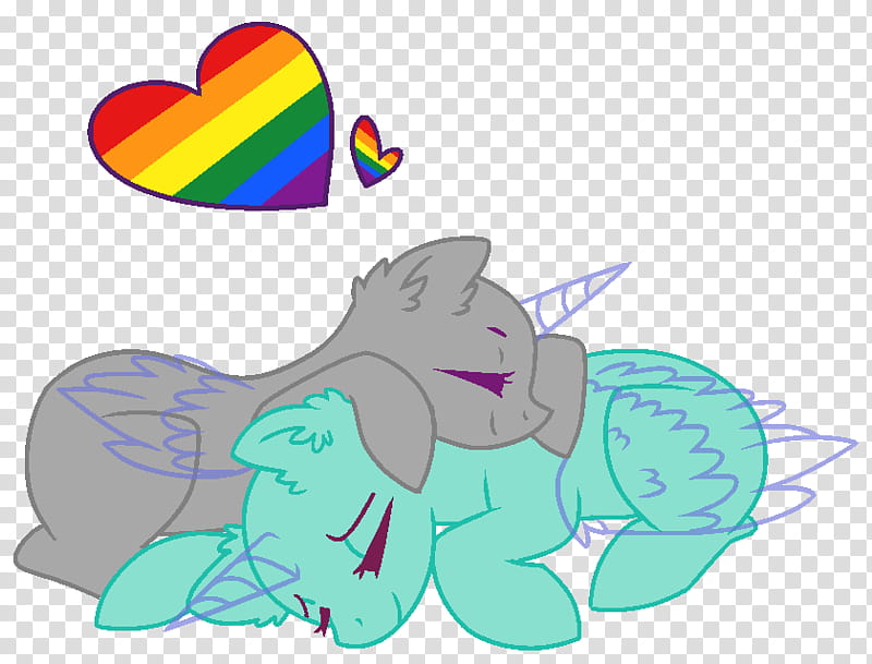 MLP Base Original Pride month, two My Little Pony illustration transparent background PNG clipart