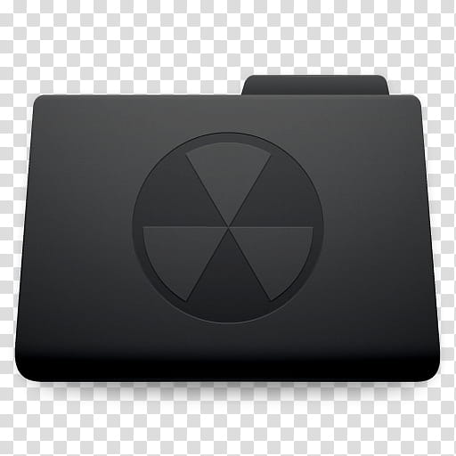 ALUMI Black, black radio active folder illustration transparent background PNG clipart