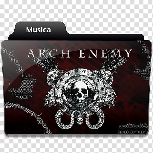 Folder of my bands vol , arch enemy folder transparent background PNG clipart