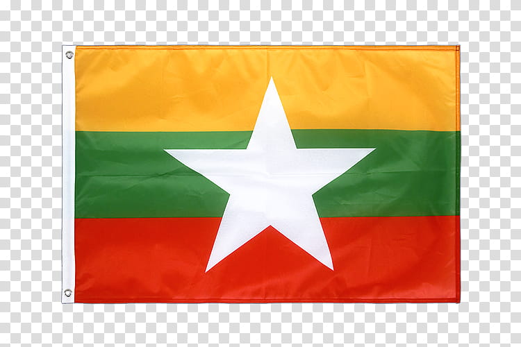 Flag, Myanmar, Big, Rectangle transparent background PNG clipart