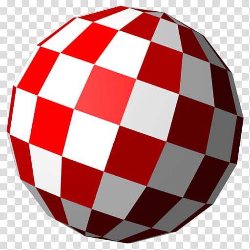 Amiga Boing Ball Icons Set, AmigaBoingBallFlatSidedShaded-, red and white ball illustration transparent background PNG clipart
