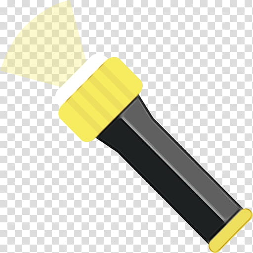 Paint Brush, Watercolor, Wet Ink, Yellow, Angle, Lump Hammer, Tool, Tool Accessory transparent background PNG clipart