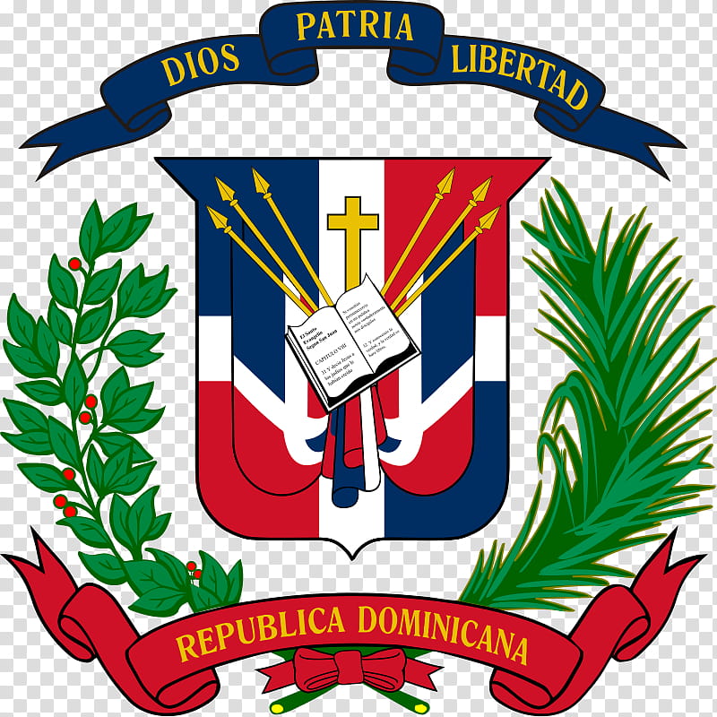 Flag, Dominican Republic, Flag Of The Dominican Republic, Coat Of Arms Of The Dominican Republic, Symbol, National Symbol, Dominican Civil War, National Flag transparent background PNG clipart