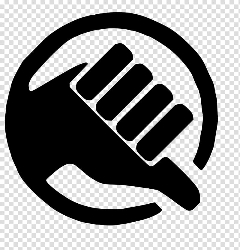 white hand finger logo sports gear, Line, Gesture, Blackandwhite, Symbol transparent background PNG clipart