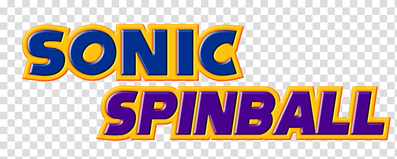 Sonic Spinball Logo (Sonic Style) transparent background PNG clipart