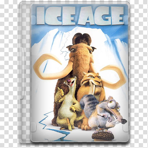 Movie Icon , Ice Age, Ice Age DVD case transparent background PNG clipart