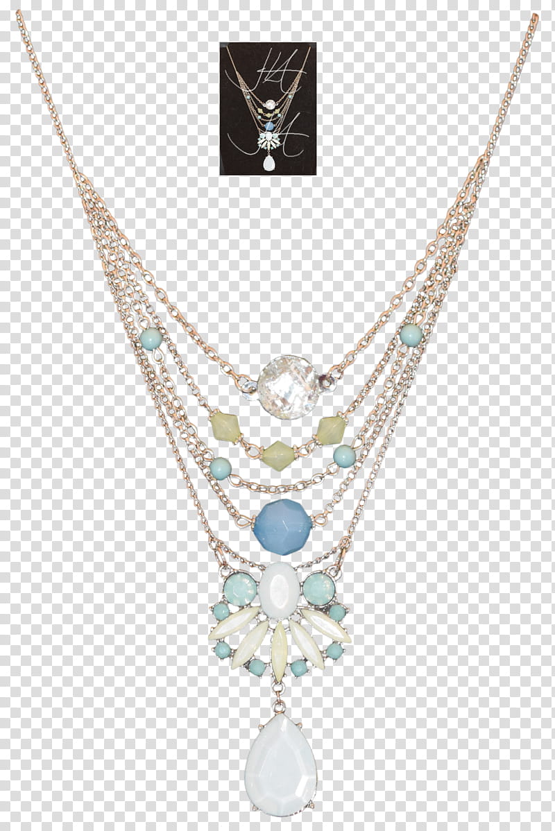 Tahitian Style Necklace updated, gold-colored -layer necklace transparent background PNG clipart