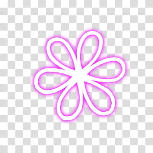 Simple Glowing s, pink flower illustration transparent background PNG clipart