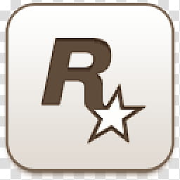 Albook extended sepia , Rockstar games logo transparent background PNG clipart