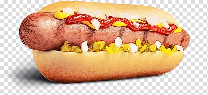 Junk Food, Coney Island Hot Dog, Cheeseburger, Chili Dog, American Cuisine, Chicagostyle Hot Dog, Breakfast Sandwich, Hot Dog Bun transparent background PNG clipart