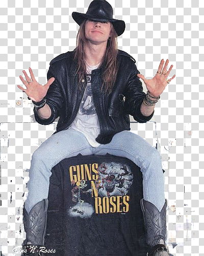 Axl Rose  transparent background PNG clipart