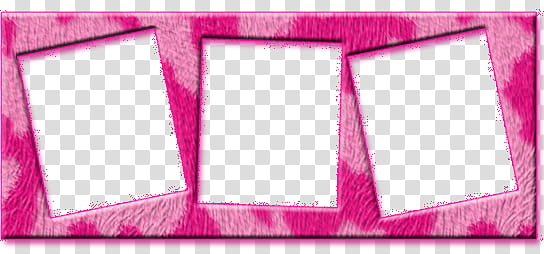 Frames , three column pink frames transparent background PNG clipart