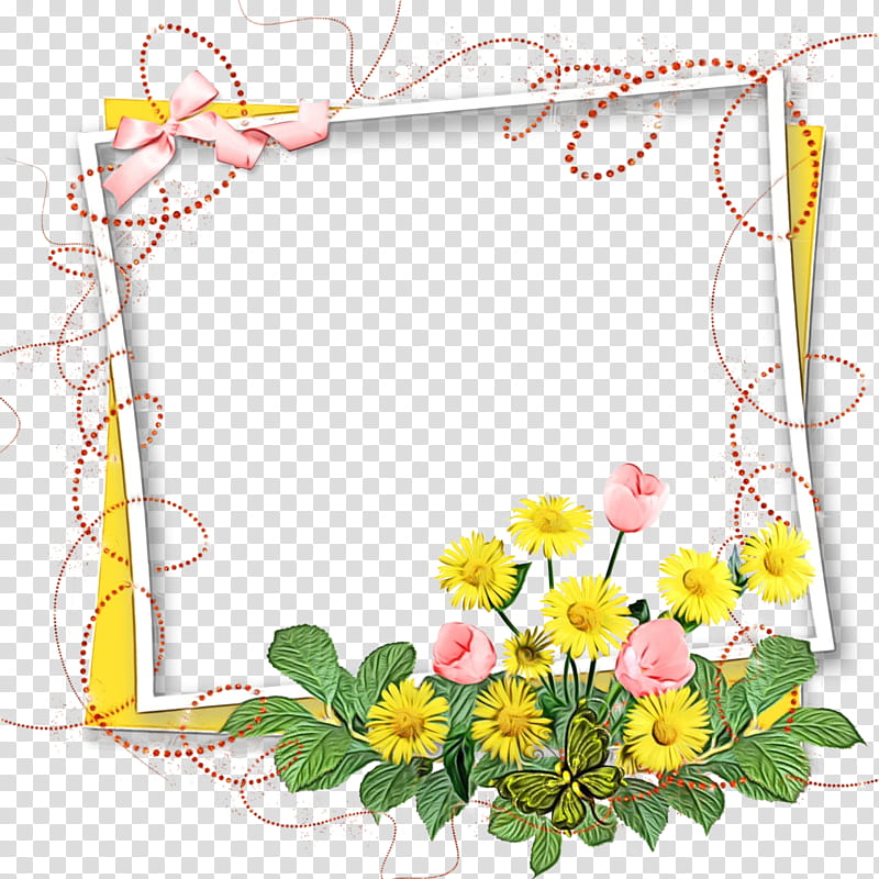 Birthday Frame, Frames, Birthday , Greeting Note Cards, Flower Frame, Wish, Birthday  Frame, Floral Design transparent background PNG clipart | HiClipart