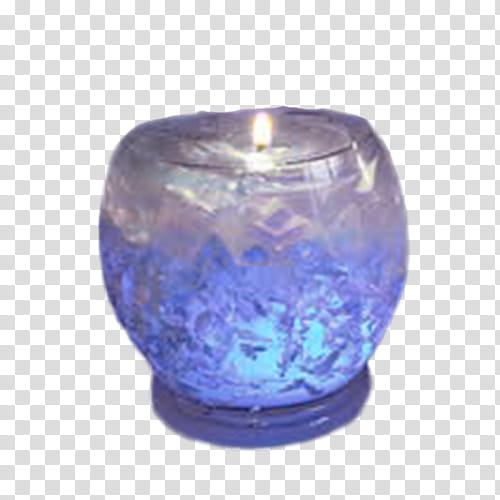 Velas Estilo Vintage, grey and blue candle lit on transparent background PNG clipart