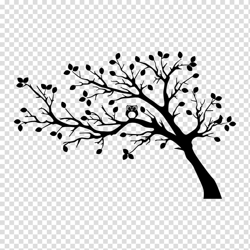 cherry blossoms clipart black and white tree