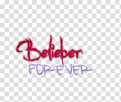 Belieber Forever transparent background PNG clipart