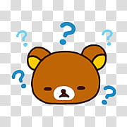 Facebook Rilakkuma stickers by transparent background PNG clipart