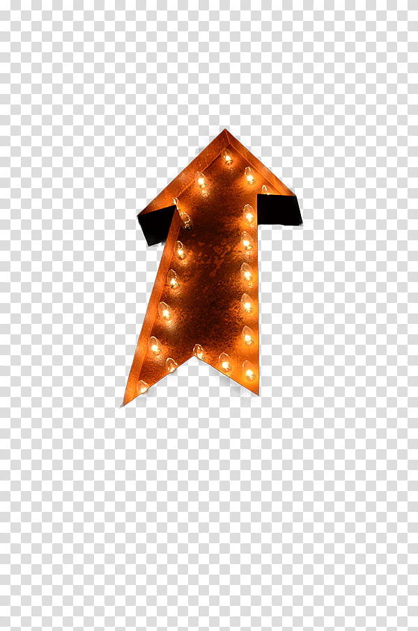 , brown arrow with lights transparent background PNG clipart