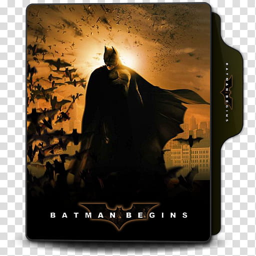Batman Begins  Folder Icons, Batman Begins v transparent background PNG clipart