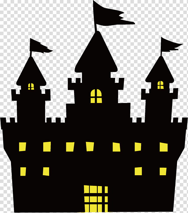 haunted house halloween haunted halloween, Halloween , Castle, Silhouette, City, Building transparent background PNG clipart