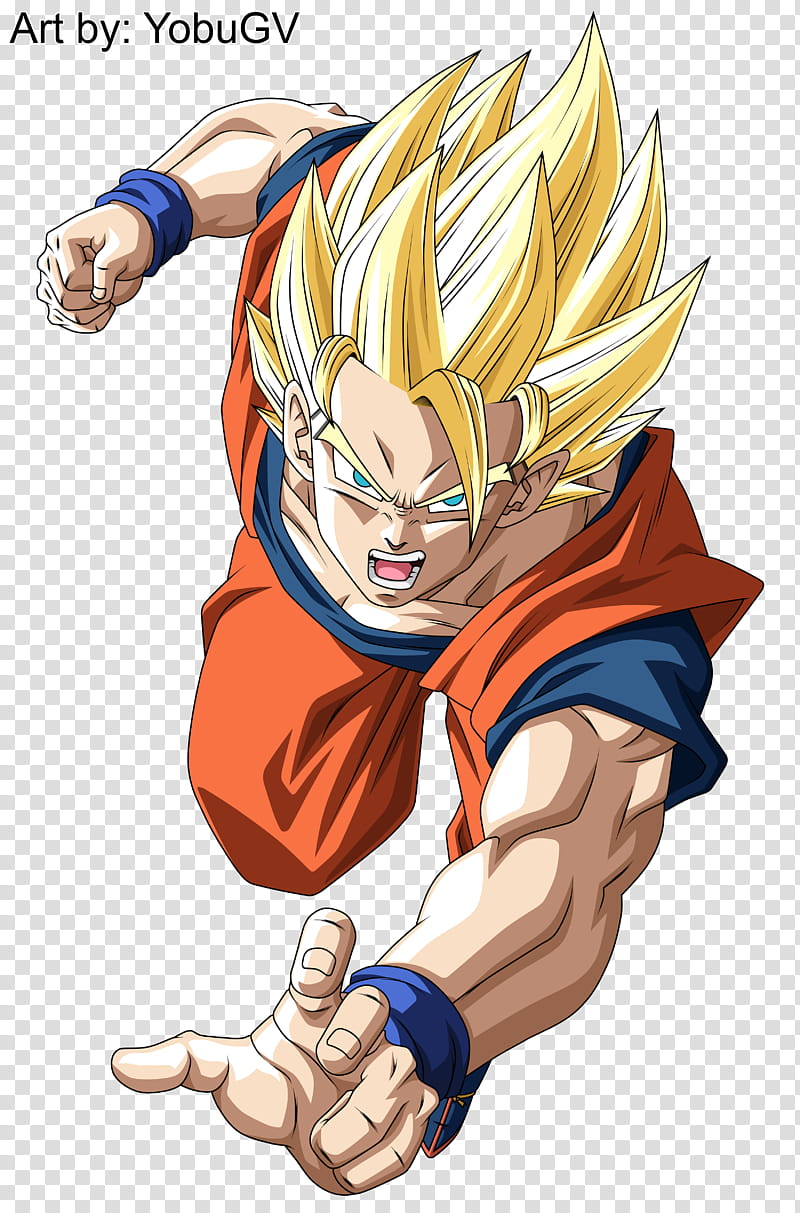Goku Super Saiyan  transparent background PNG clipart