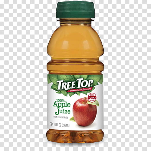 Tree Top, Apple Juice, Apple Cider, Food, Bottle, Smoothie, Apple Eve, Apple Cider Vinegar transparent background PNG clipart