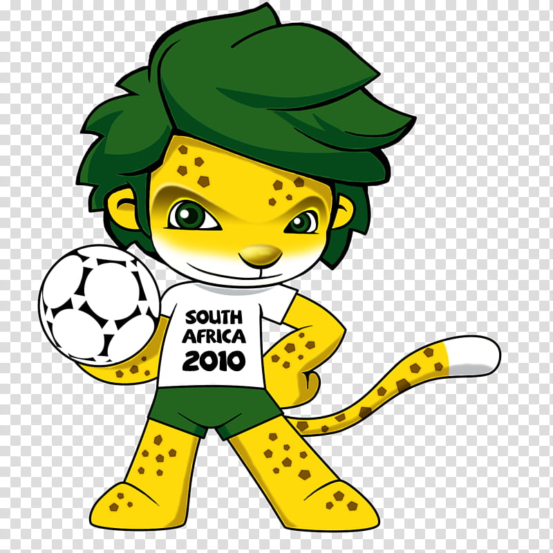 Zakumi, character holding soccer ball illustration transparent background PNG clipart