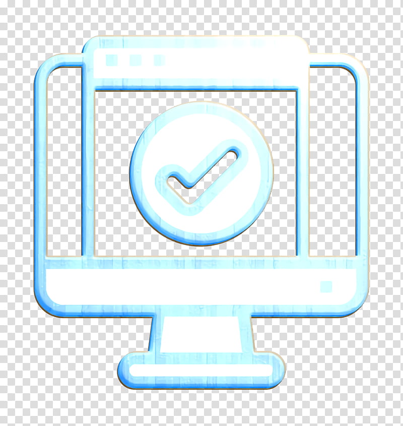 Type of Website icon Service icon Check icon, Line, Technology, Symbol transparent background PNG clipart