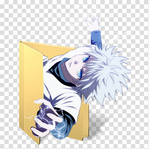 Killua Zoldyck, anime character illustration transparent background PNG clipart