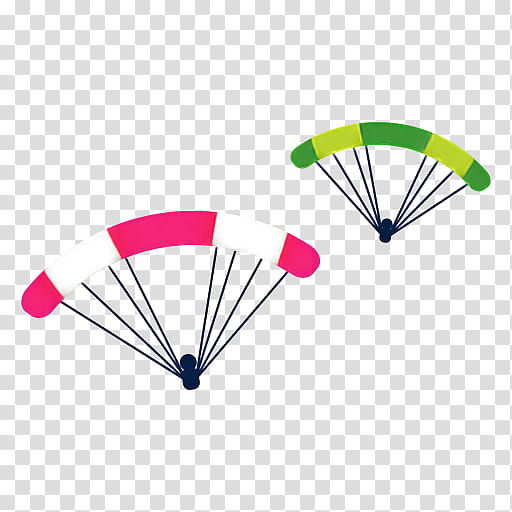 parachute line air sports parachuting magenta, Sports Equipment, Paratrooper transparent background PNG clipart