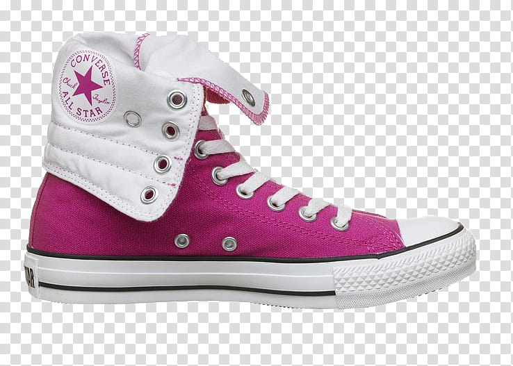 Converse All Star, pink Converse high-top sneaker transparent background PNG clipart