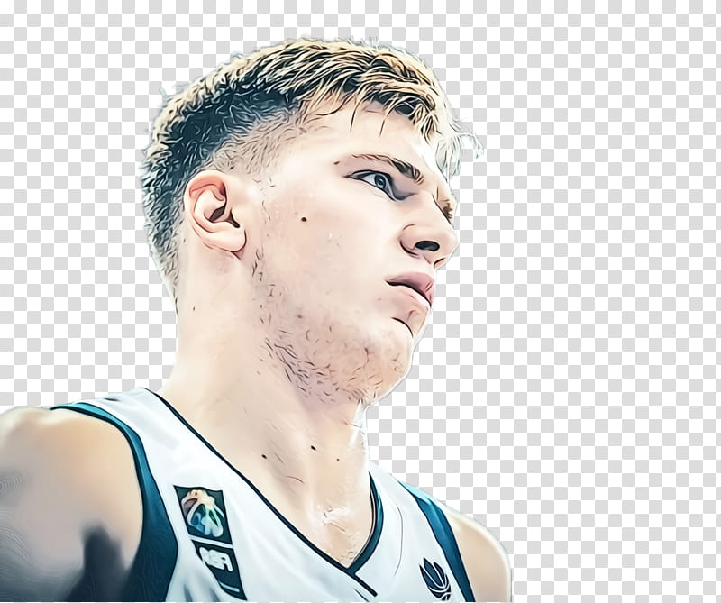 Hair, Luka Doncic, Basketball Player, Nba Draft, Beard, Face, Eyebrow, Forehead transparent background PNG clipart