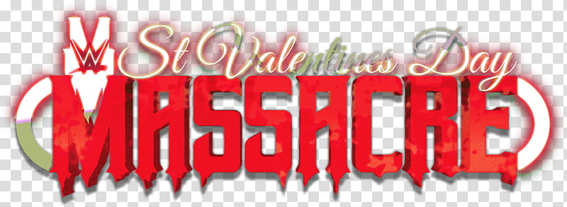 WWE St Valentines Day Massacre Logo transparent background PNG clipart