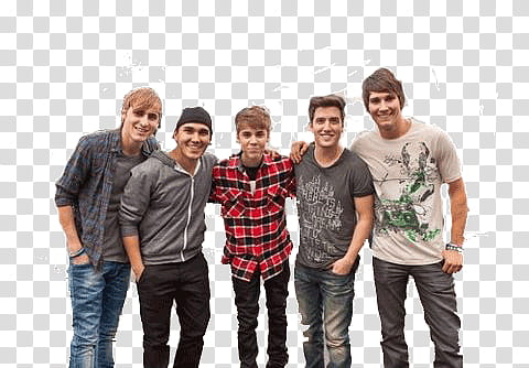 five man group transparent background PNG clipart