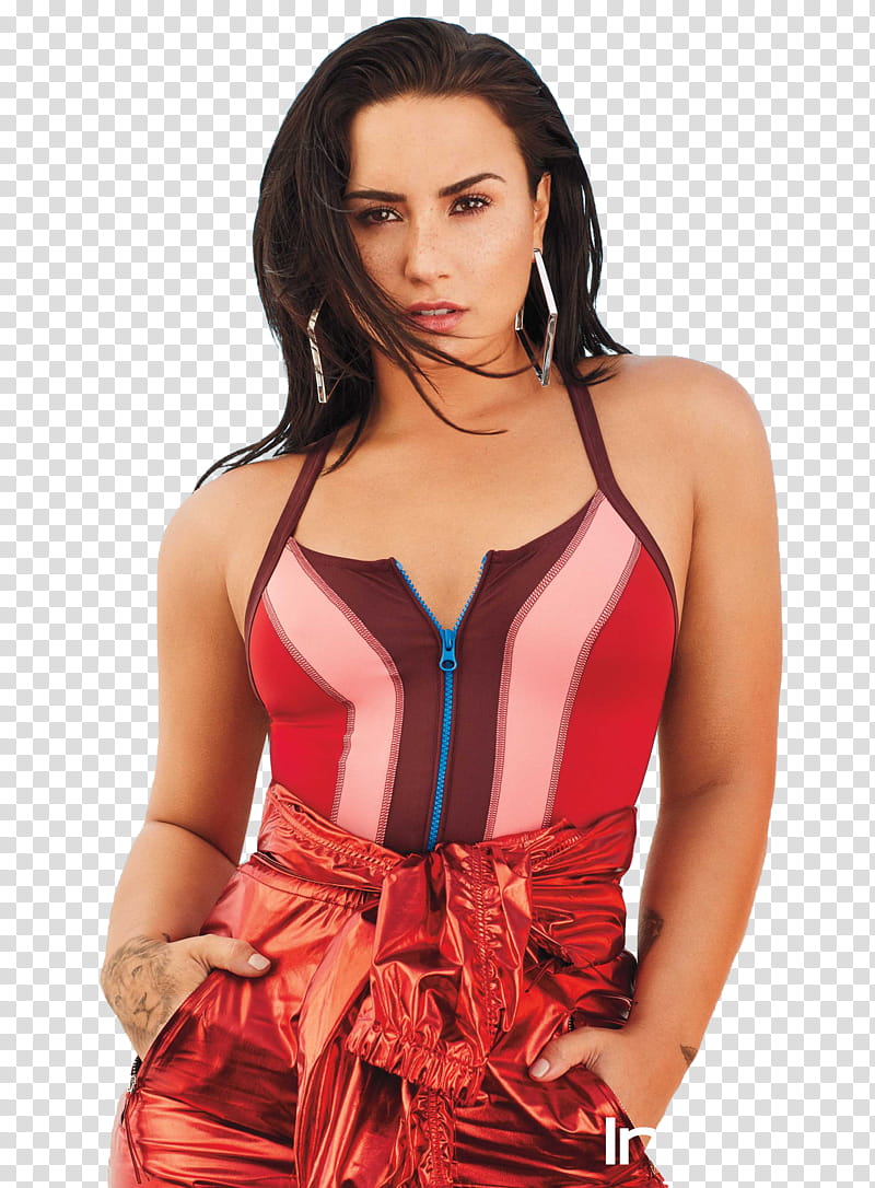 Demi Lovato  , DL transparent background PNG clipart