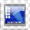Aero Glass Icons, Aero Icon Desktop, grey monitor transparent background PNG clipart