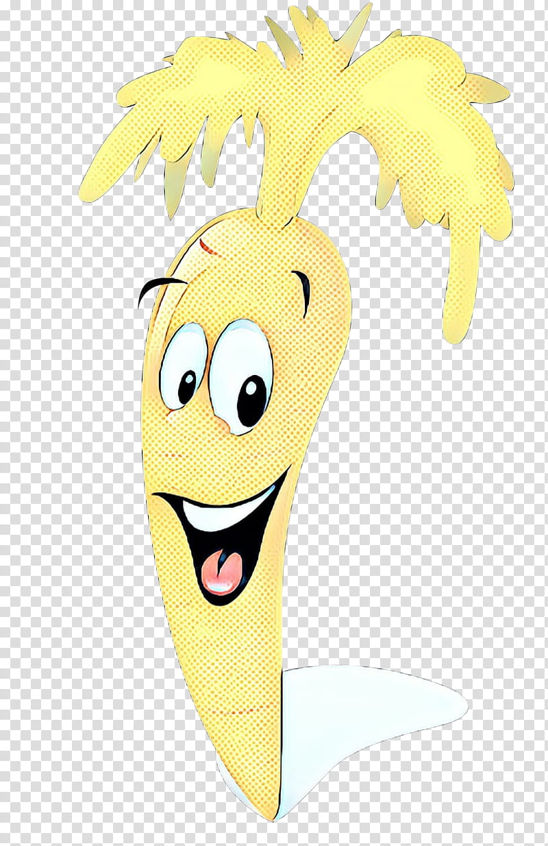 cartoon yellow banana smile banana family, Pop Art, Retro, Vintage, Cartoon, Plant transparent background PNG clipart